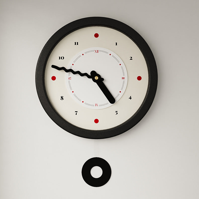 European Style Pendulum Analog Wall Clock â€?12" Silent (Acrylic)