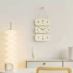 Minimalist Hanging Wall Décor Silent Clock â€?Scandinavian Modern Design