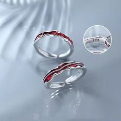 Engraved Couple Marriage Rings Matching Set