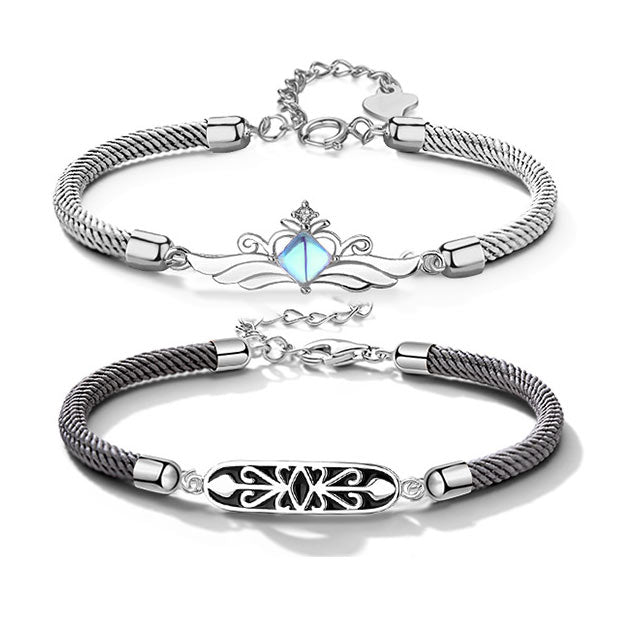 Matching His Hers Bracelets Set for Couples
