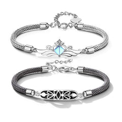 Matching His Hers Bracelets Set for Couples