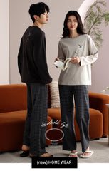 Gullei Minimalist Couple Pajamas Set â€?100% Cotton, Relaxed Fit