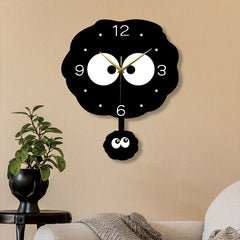 Cute Cartoon Kids Bedroom Silent Wall Clock â€?Playful & Colorful Design