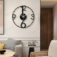 Big Numbers Silent Wall Clock â€?12" Acrylic Modern