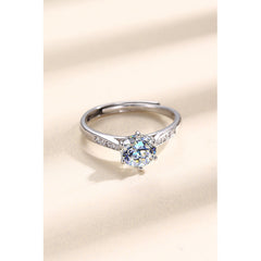 Custom 1 Carat Moissanite Diamond Women Ring