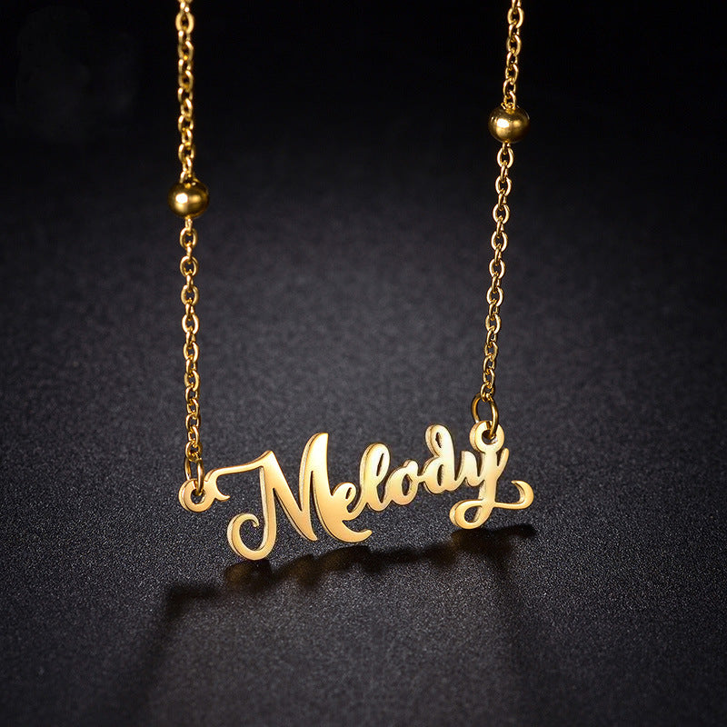 Cursive Personal Name Necklace