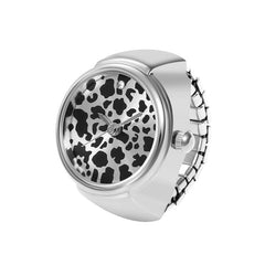Gulleiâ„?Leopard Print Real Watch Ring - Adjustable Size