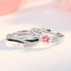 Personalized Sterling Silver & Natural Shell Promise Rings