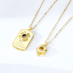 Love in 100 Languages Projection Promise Necklaces Set