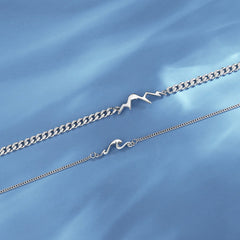 Ocean Mountain Charm Bff Bracelets Set