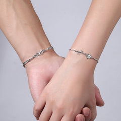 Romantic Rose Bracelets Set for Couples