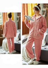 Thick Winter Pajamas Set for Couples