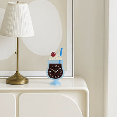 Silent Ice Cream Acrylic Desk Clock