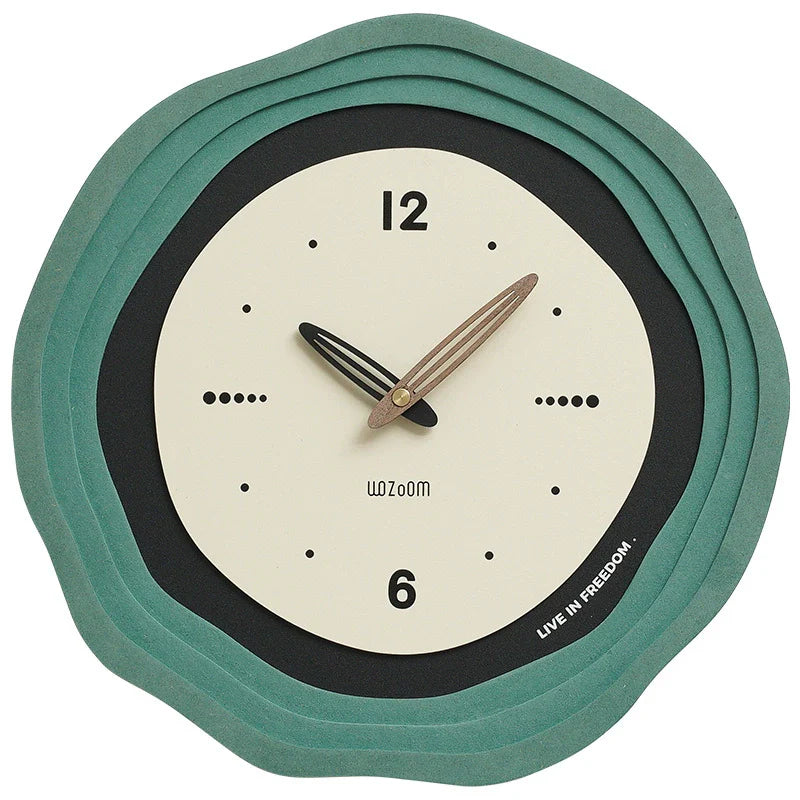 Scandinavian Silent Wall Clock â€?Eco-Friendly, Minimalist Design