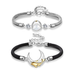 Custom Sun and Moon Romantic Bracelets Set for 2