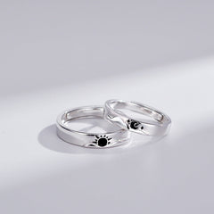 Sun and Moon Marriage Rings for Couples