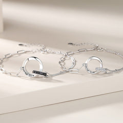 Eternal Love Ring Charms Couple Bracelets Set