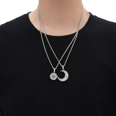 Sun and Moon Bff Necklaces Set for Best Friends