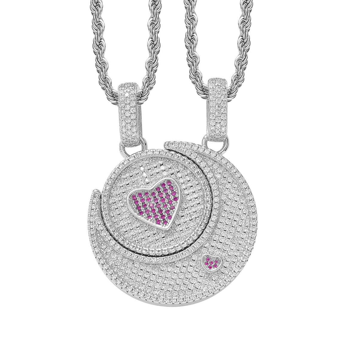 Sun and Moon Bff Necklaces Set for Best Friends