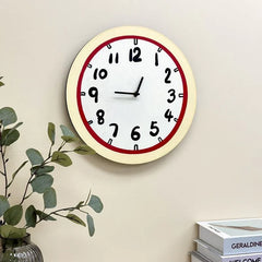 Hand-Drawn Style Silent Wall Clock â€?Unique Acrylic Design