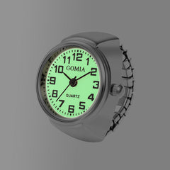 Gulleiâ„?Night Glow Real Working Watch Ring - Adjustable Size