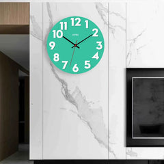 Big Numbers Minimalist Analog Silent Wall Clock