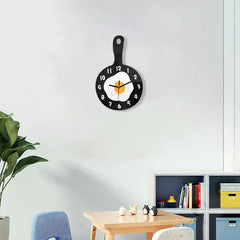 Egg Pan Shaped Kitchen Wall Décor Clock â€?Fun and Playful Design