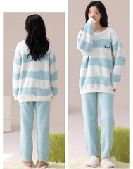 4-Piece Matching Flannel PJs Set for Couples