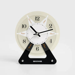 Blue Splatter Silent Acrylic Table Clock