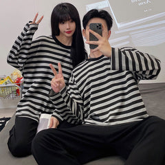 Organic Cotton Matching Pajamas for Couples - Soft Loungewear