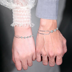 Smiling Face Charm Couple Bracelets Set