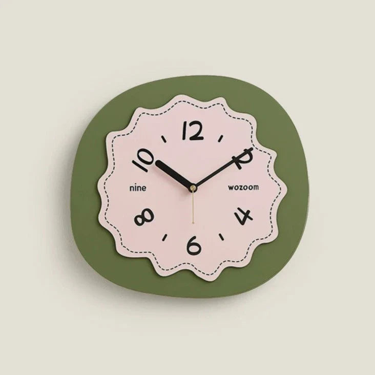 Unique Shape Analog Silent Wall Clock
