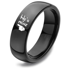 He's Mine She's Mine Matching Rings Set