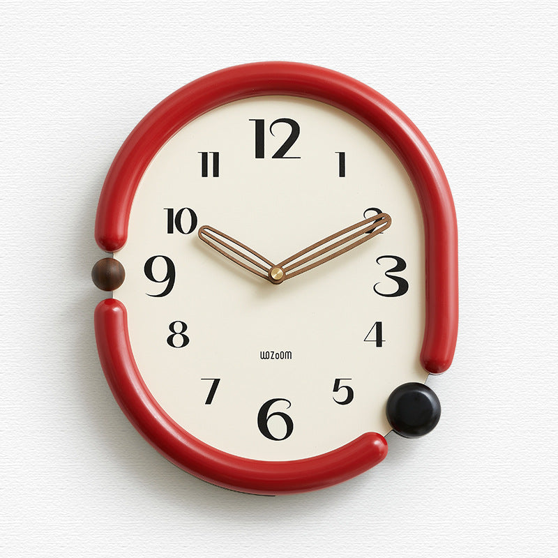 Minimalist Silent Analog Wall Clock - Scandinavian Design