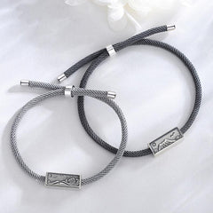 Ocean Mountains Couple Bracelets Set for 2