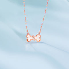 Pet Memorial Dog Name Engraved Pendant Necklace