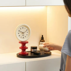 Nordic Silent Pedestal Table Clock