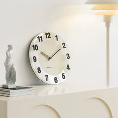 Monochrome Bold Minimalist Silent Wall Clock
