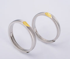Half Hearts Custom Promise Rings for Men and Women