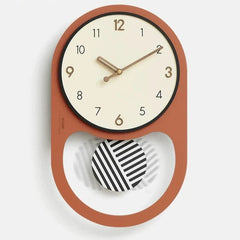 Modern Analog Silent Pendulum Wall Clock