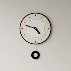 European Style Pendulum Analog Wall Clock â€?12" Silent (Acrylic)