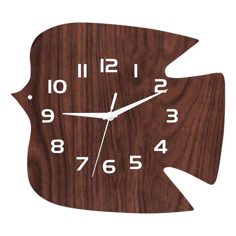 Bird Shaped Wall Décor Silent Clock â€?Rustic and Charming Design
