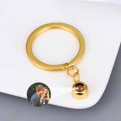 Custom Photo Projection Keychain â€?Personalized Memory Keeper