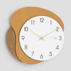 Modern Odd Shaped Analog Silent Clock
