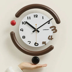 Modern 3D Pendulum Analog Silent Wall Clock