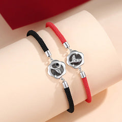 Ocean Theme Matching Bracelets Set for Two - Sterling Silver