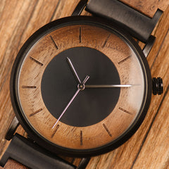 Matching Wooden Couples Watch Gift Set - Custom Engraved, Natural Wood & Stainless Steel