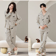 Matching Couple Pajamas Set â€?Dachshund Print, Soft & Breathable
