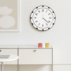 Polka Dot Circular Analog Wall Clock