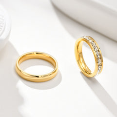 Matching Wedding Bands â€?Gold Plated, Custom Engraved